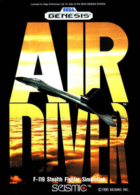 Air Diver (Sega Genesis) - Game Manual Only