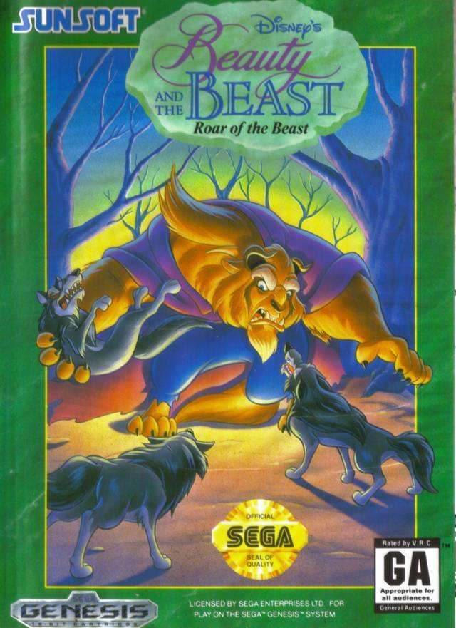 Beauty and the Beast (Sega Genesis) - Game Manual Only