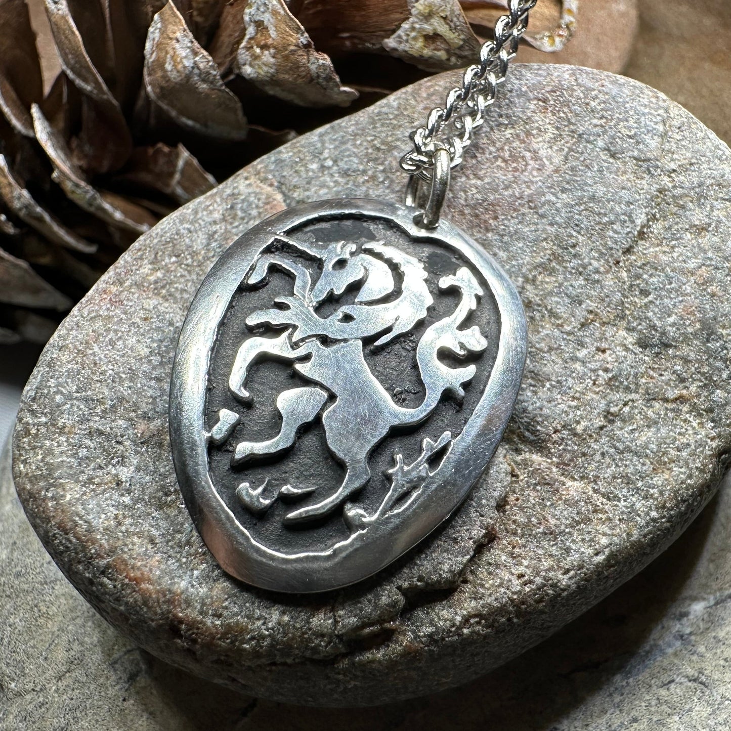 Unicorn of Scotland Pewter Necklace