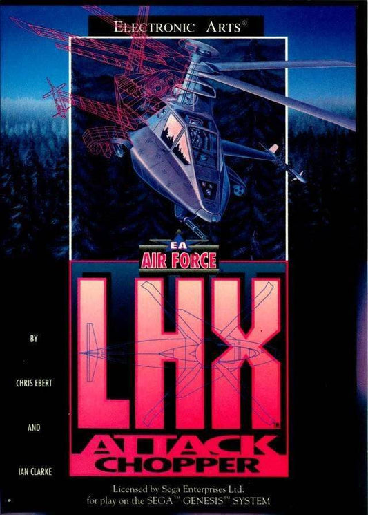 LHX Attack Chopper (Sega Genesis) - Game Manual Only
