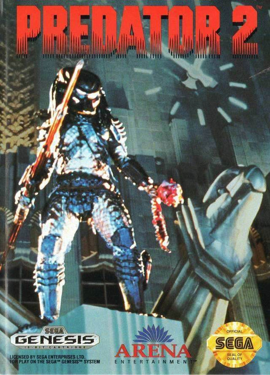 Predator 2 (Sega Genesis) - Game Manual Only