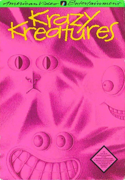Krazy Kreatures (Nintendo NES) - Game Only