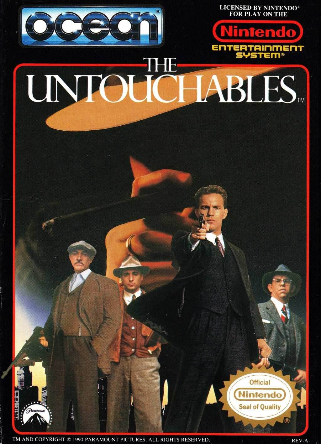 Untouchables (Nintendo NES) - Game Manual Only