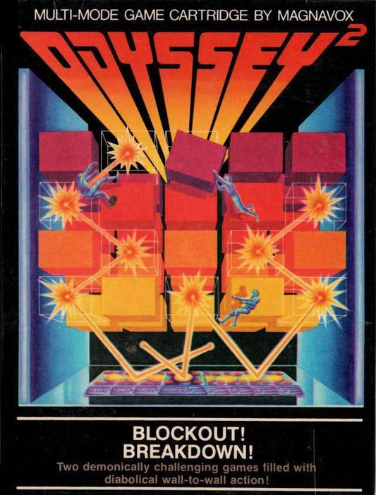 Blockout!/Breakdown! (Odyssey 2) - Game Manual Only