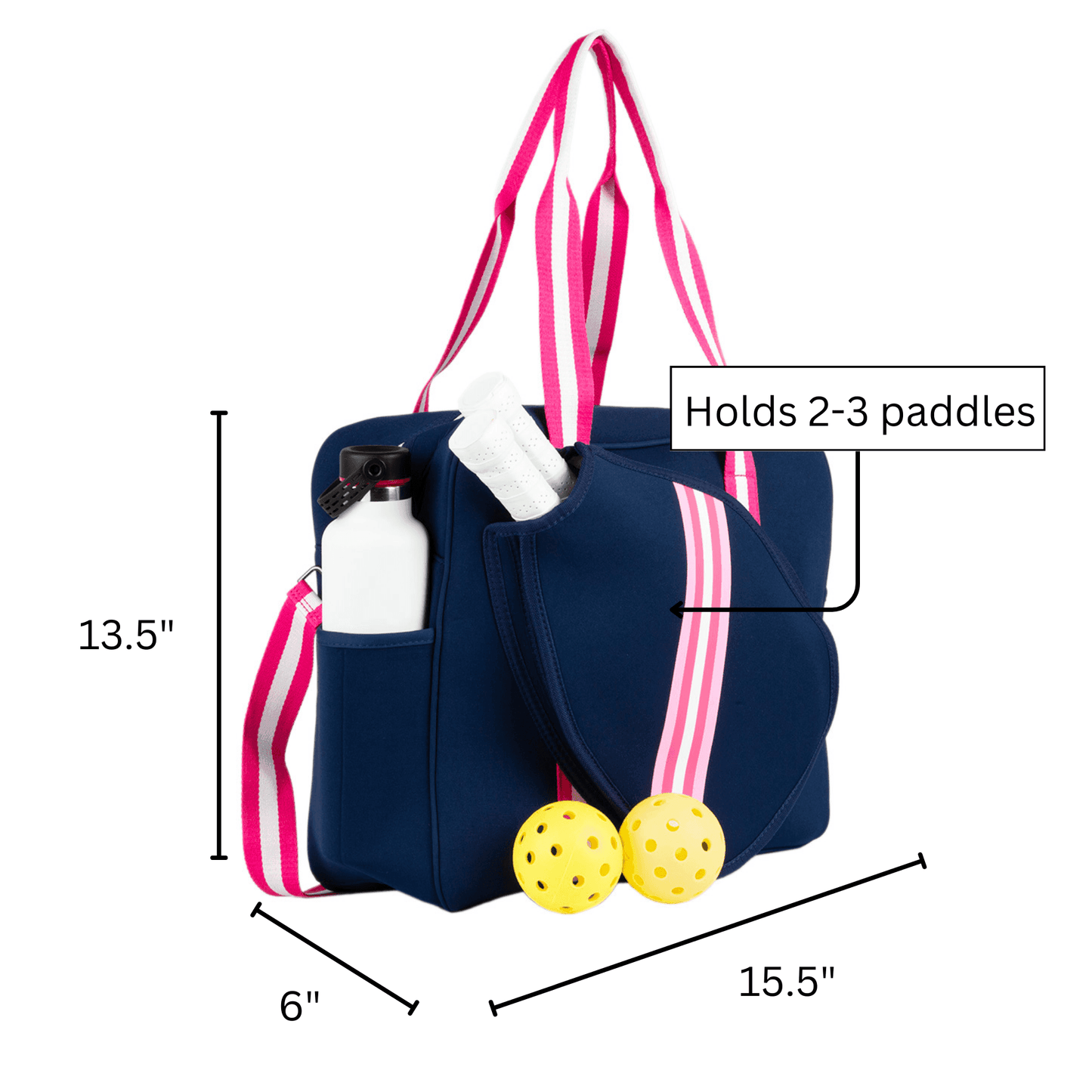 Brooklyn Pickleball Bag - Greenwich Green stripe