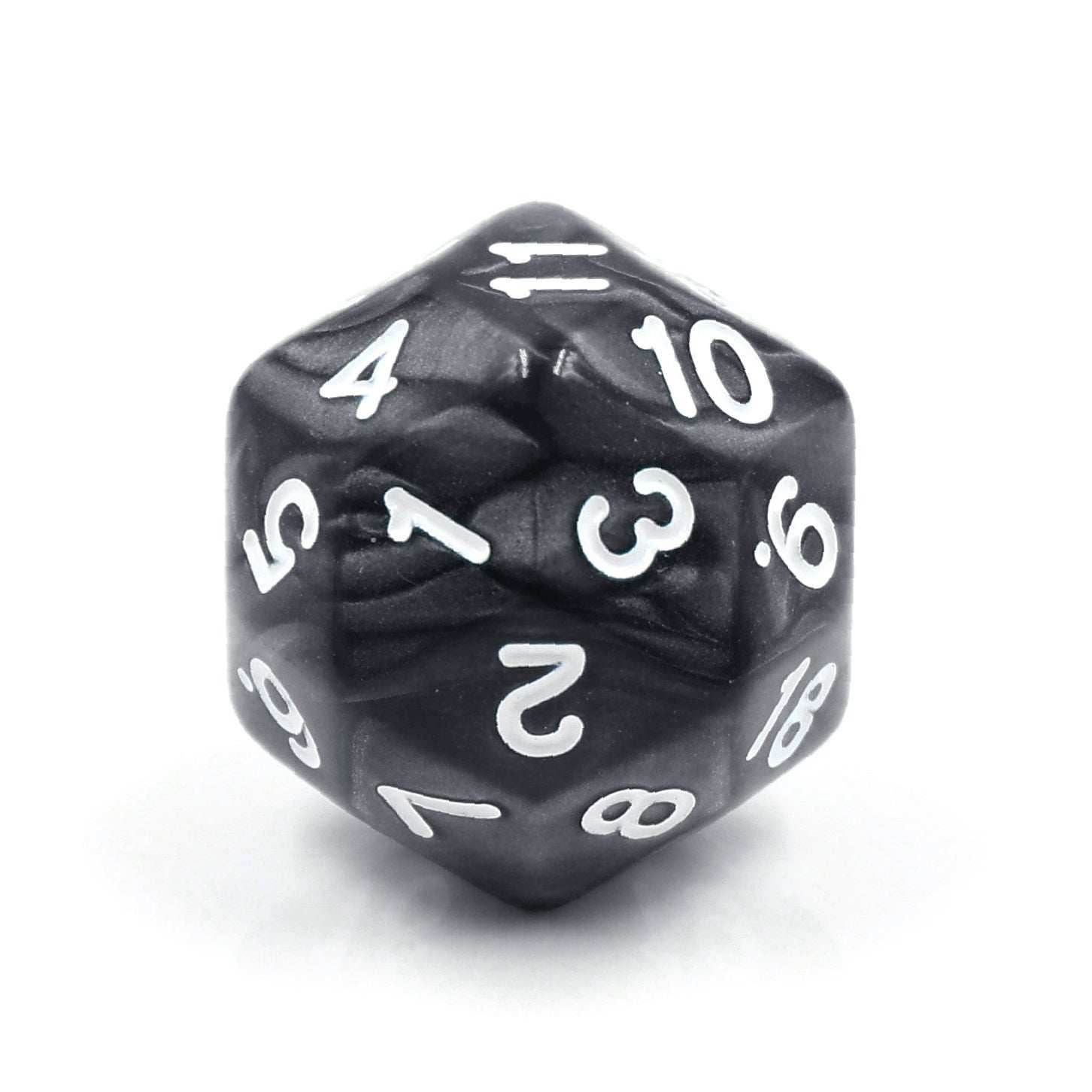 D30 Black Pearl Single Die 30 Sided/s by HDdice / HengDadice - 