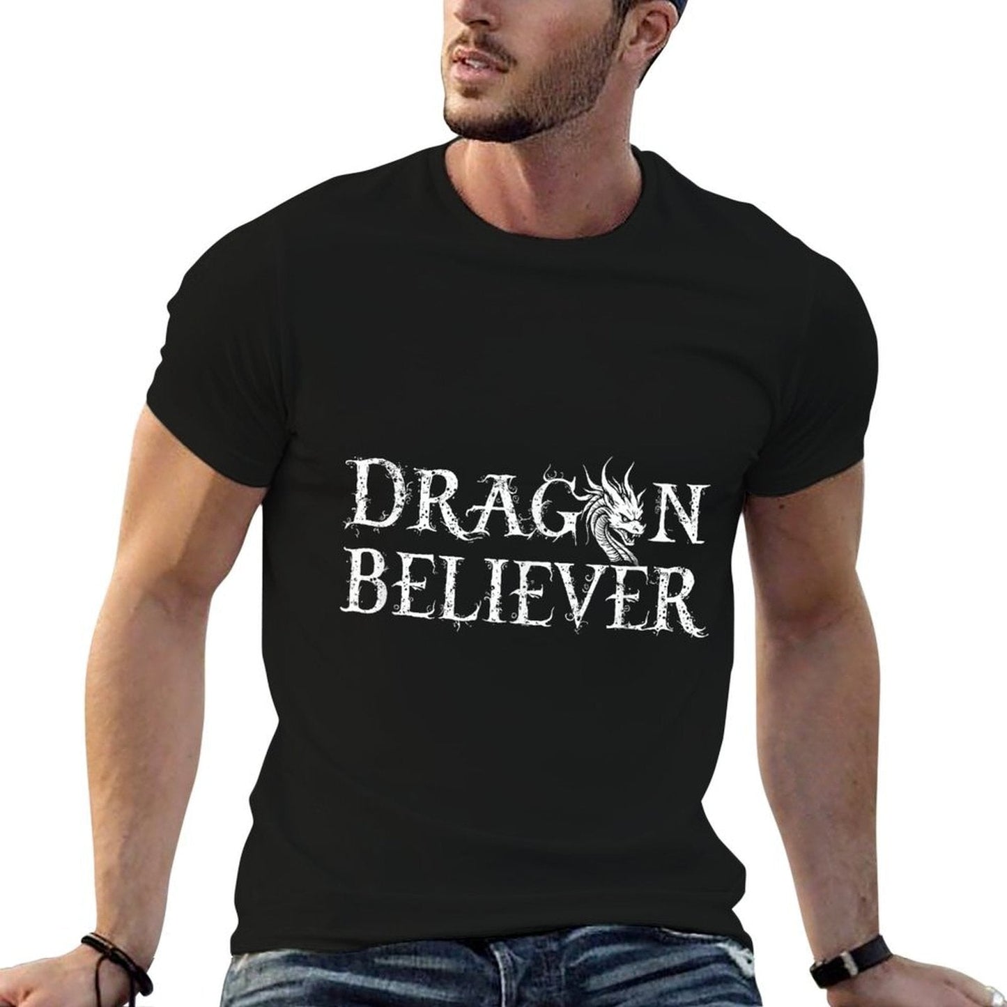 Dragon Believer - Fantasy Funny  Odor-resistant T-Shirt