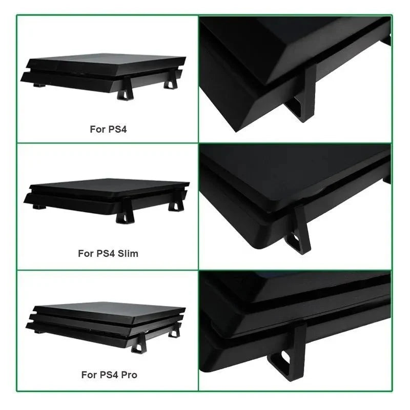 Cooling Feet Stand for PS4 | Elevated Console Holder for PS4, PS4 Slim, and PS4 Pro