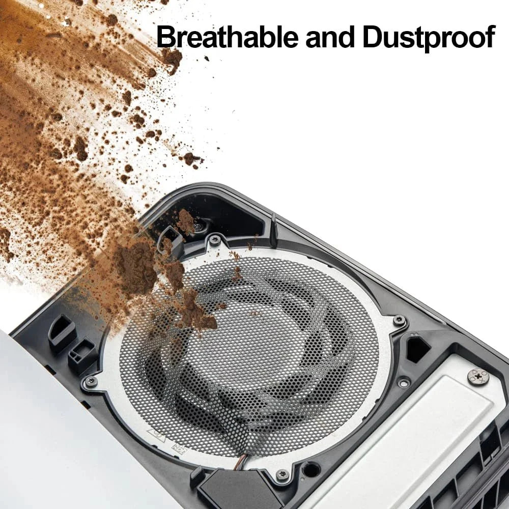 4PCS Dust Filter Kit for PS5 Slim | Heatsink Fan Vent Covers with Cooling Mesh