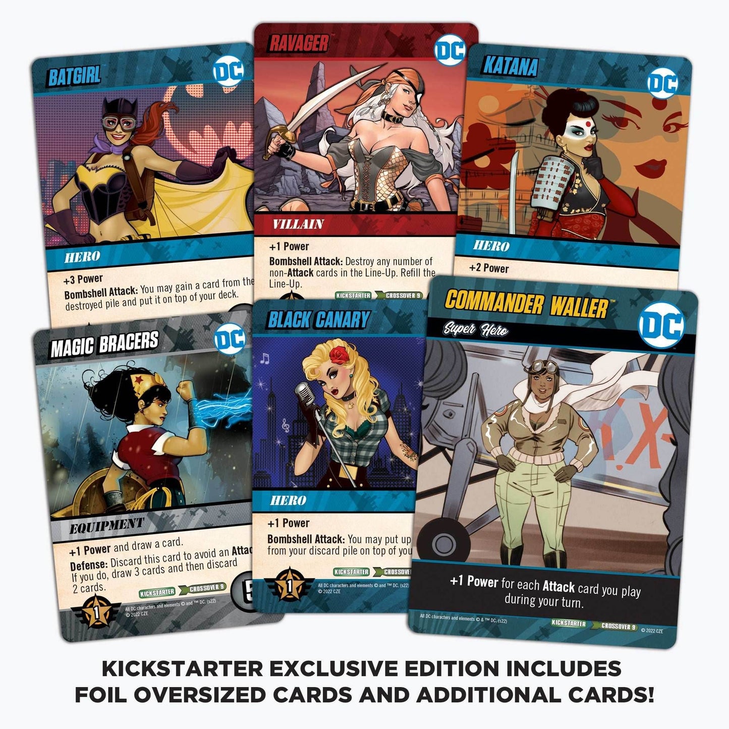 DC Deck-Building Game Crossover Pack 9: DC Bombshells (KICKSTARTER EDITION) - 