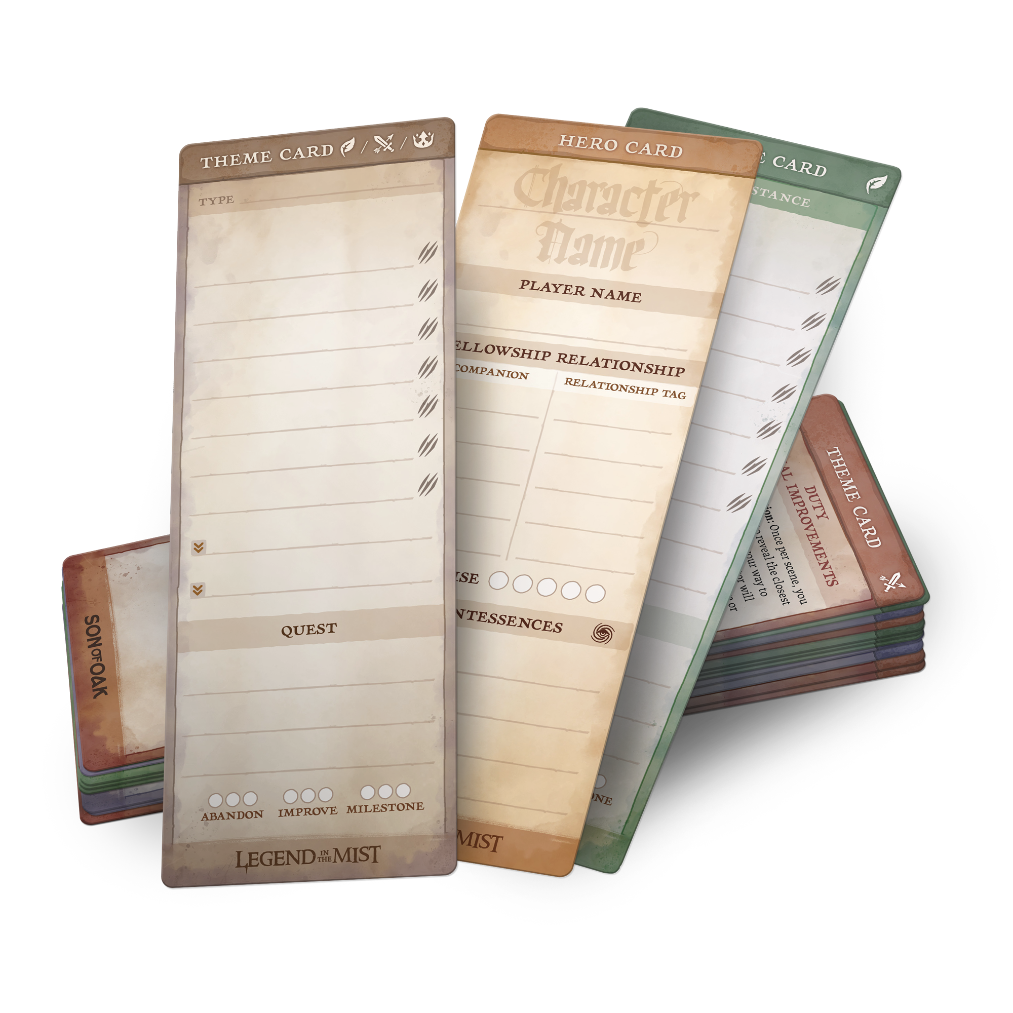 Theme Cards (60) - Legend in the Mist
