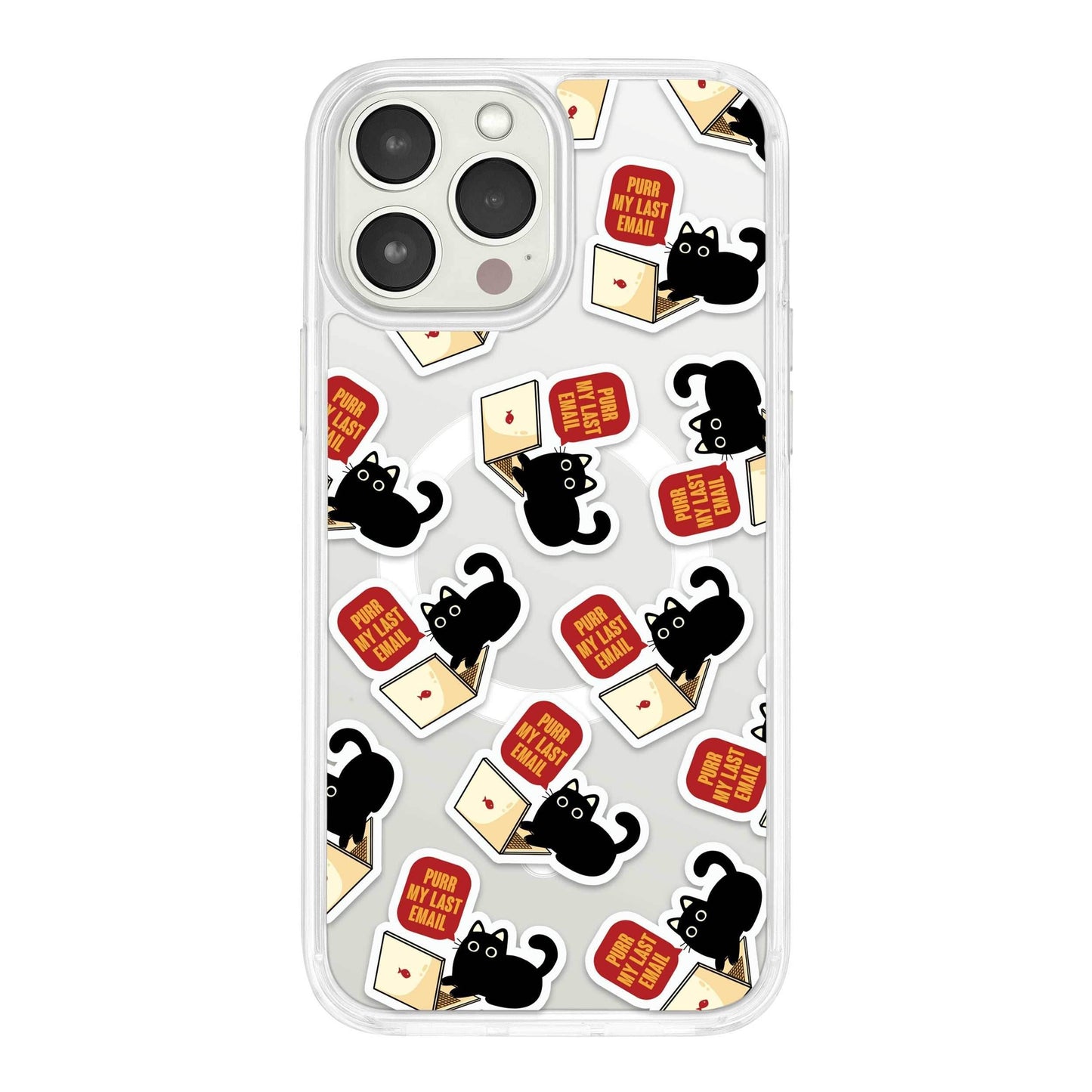 Affinity Bands X Tobe Fonseca HD Apple iPhone 15 Series Phone Case - Purr Email / iPhone 15 Pro Max