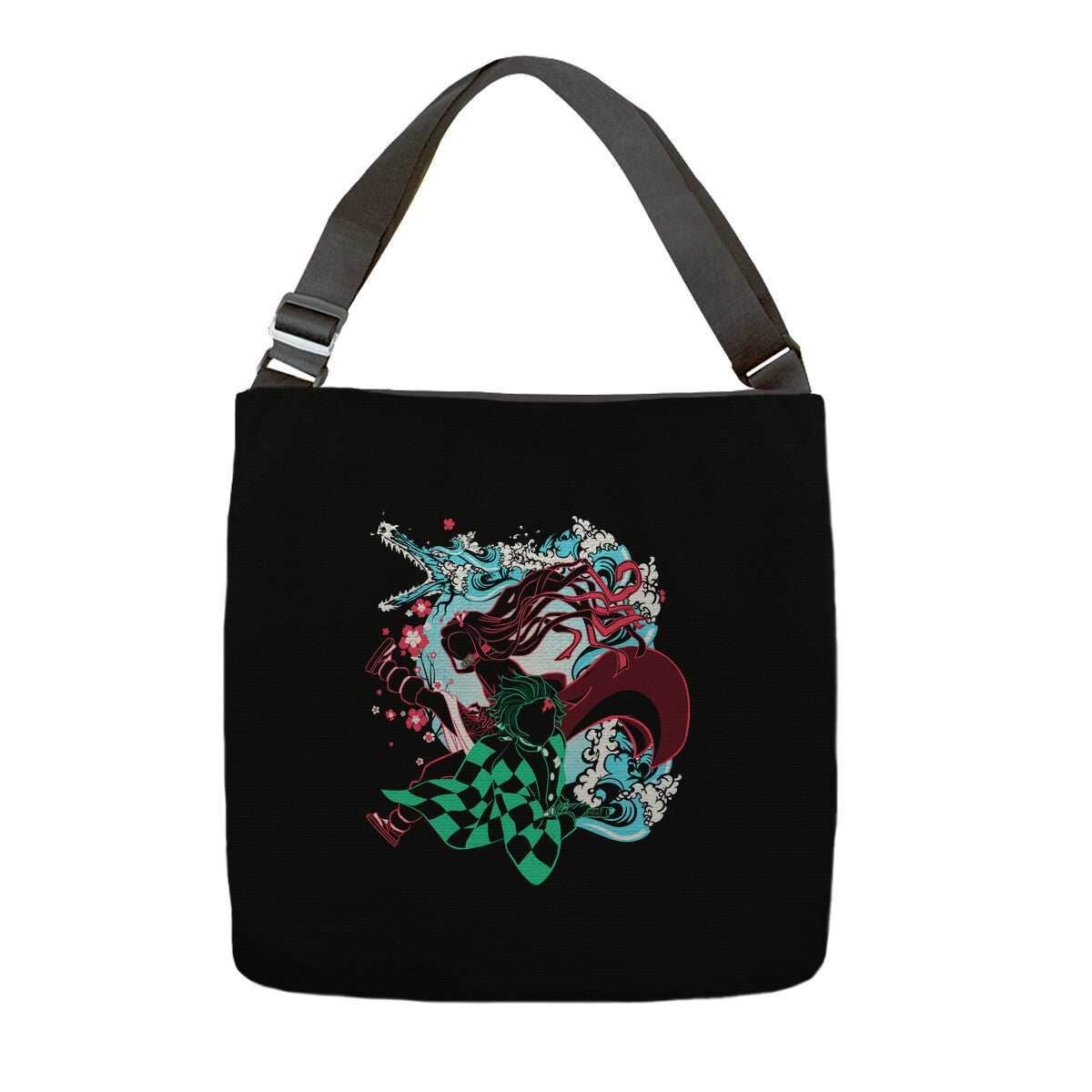 Demon Sister Slayer Brother - None / Black / 16x16