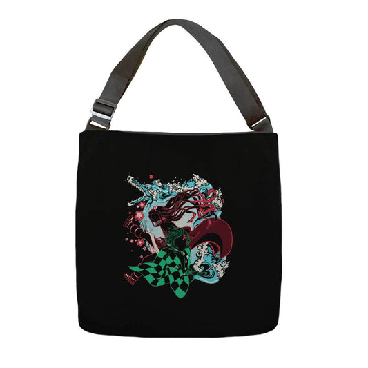 Demon Sister Slayer Brother - None / Black / 16x16