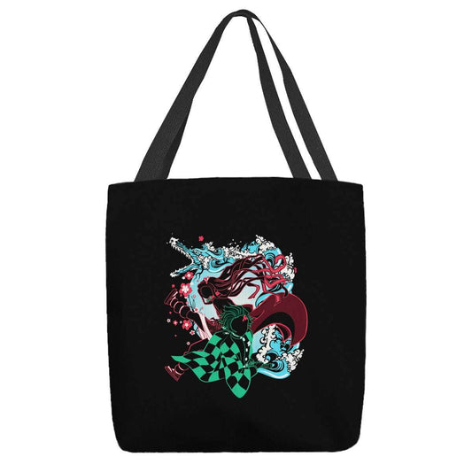Demon Sister Slayer Brother - None / Black / 13x13
