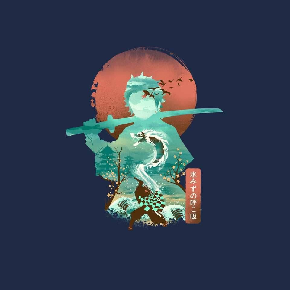 Breath of Water - Unisex / Navy / S
