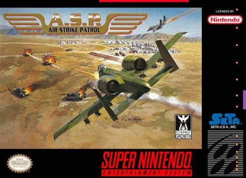 A.S.P. Air Strike Patrol (Super Nintendo) - Game Manual Only