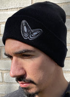 Butterfly Fractal Cuffed Beanie