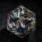 Eye of Odin 50mm Liquid Core Resin D20 Dice