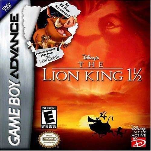 The Lion King 1 1/2 (Gameboy Advance) - Game Manual Only