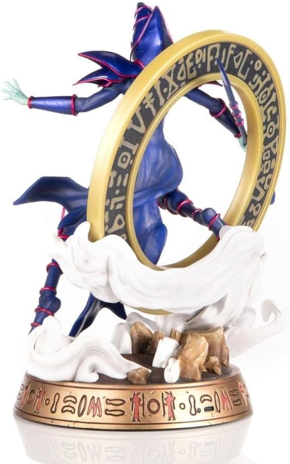 First 4 Figures Yu-Gi-Oh! Dark Magician Statue - Blue Variant PVC Figure 12 Inches