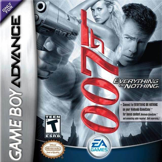 007: Everything Or Nothing (Gameboy Advance) - Game Manual Only