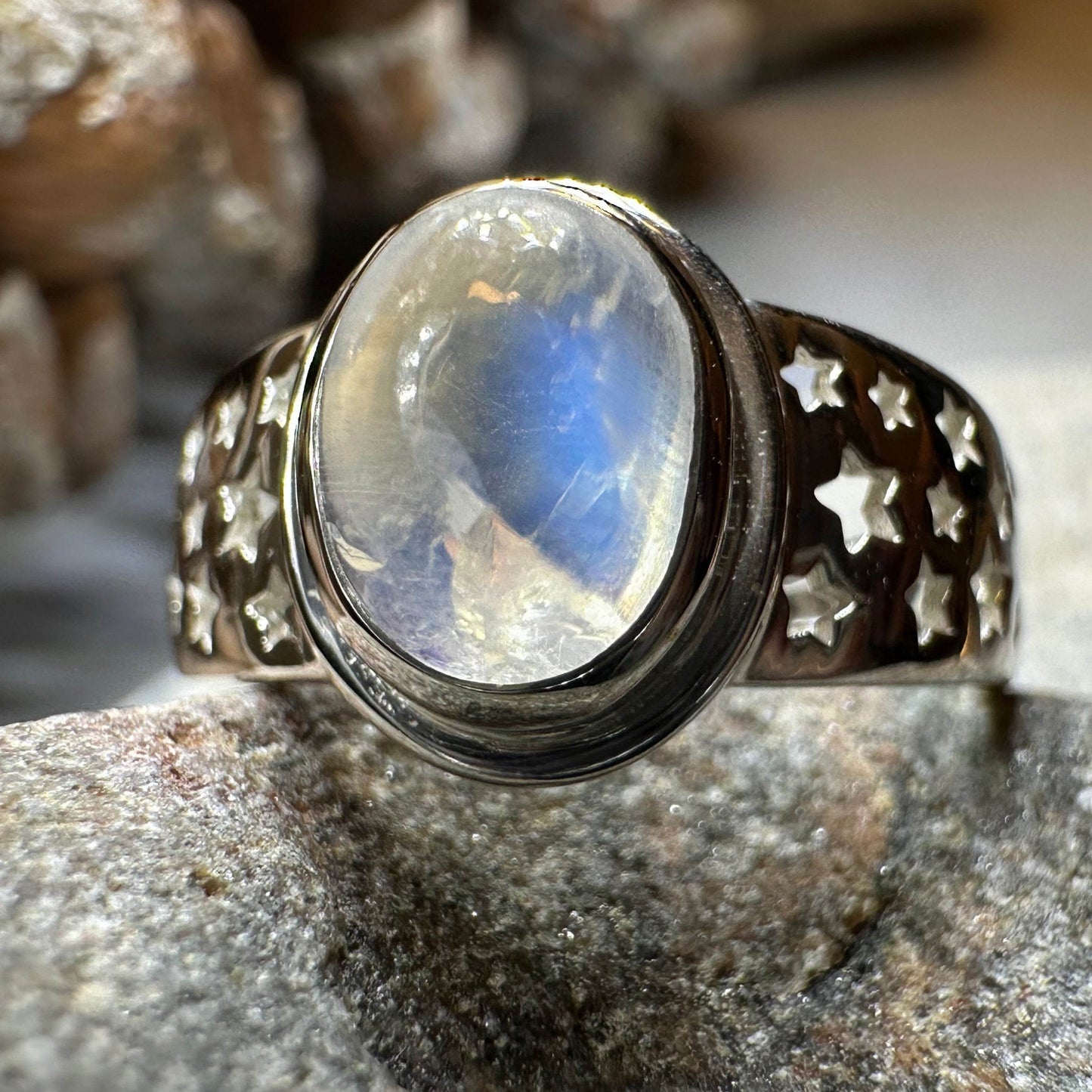 Sebille Silver Stars Ring - 5