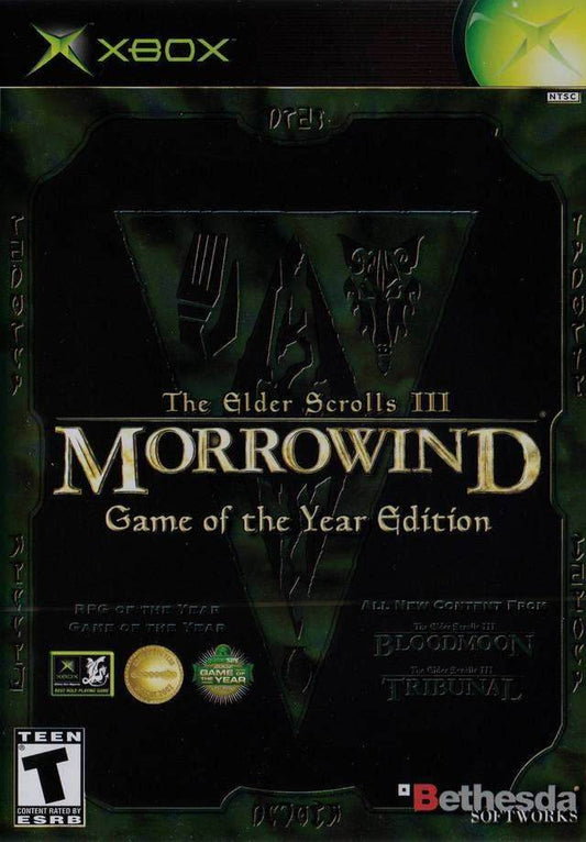 The Elder Scrolls III: Morrowind Game Of The Year Edition (Xbox) - Game Manual Only
