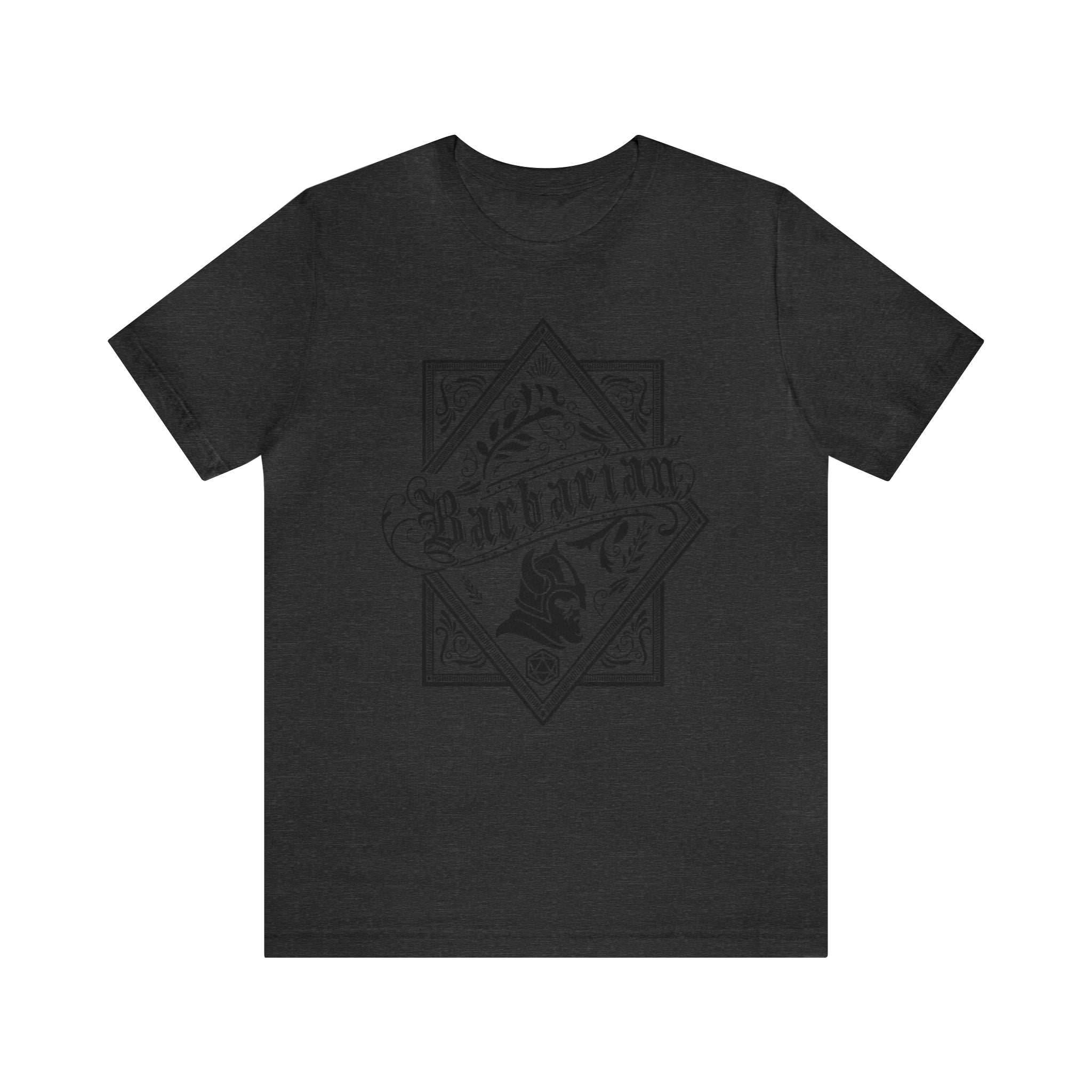 Barbarian Class Shirt - Dark Grey Heather / S