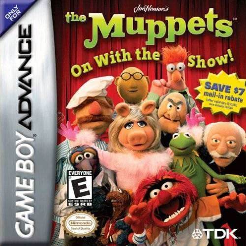 The Muppets On With the Show (Gameboy Advance) - Game Manual Only