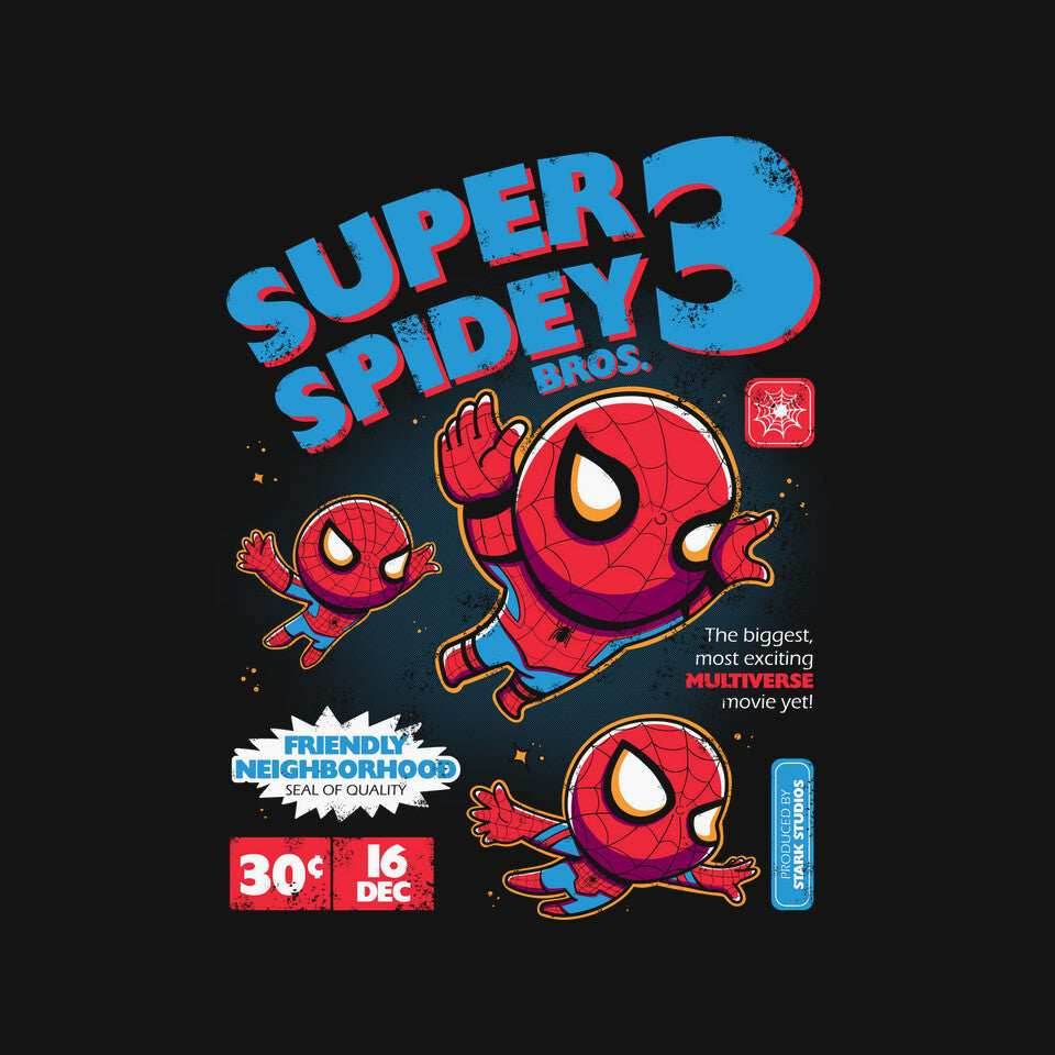 Super Spidey Bros - None / Black / 13x13