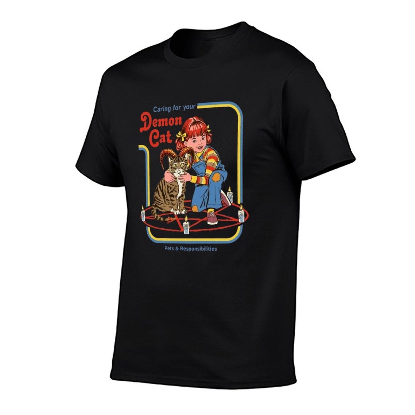 Caring For Your Demon Cat  Affordable Price T-Shirt
