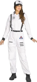 Astronaut NASA White Jumpsuit Adult Costume Large 12-14