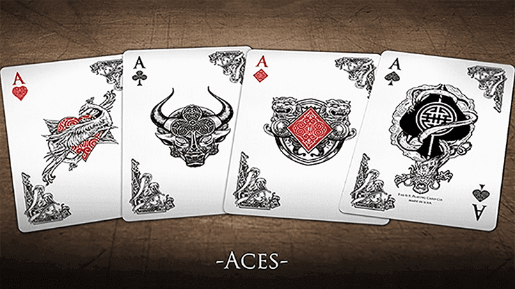Bicycle Middle Kingdom (White) Playing Cards - 