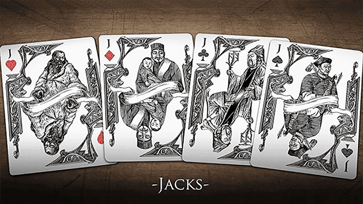 Bicycle Middle Kingdom (White) Playing Cards - 