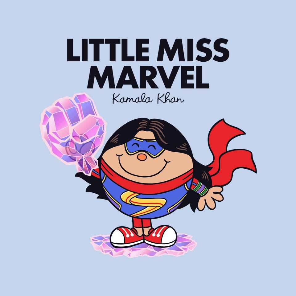 Little Miss Marvel - None / White / 12x16