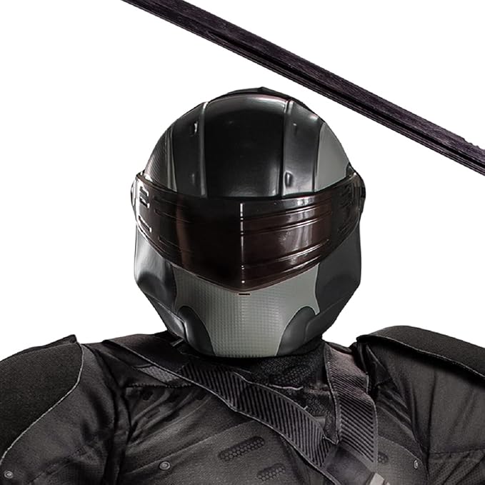 Snake Eyes GI Joe Muscle Jumpsuit Deluxe Adult Costume XXL 50-52