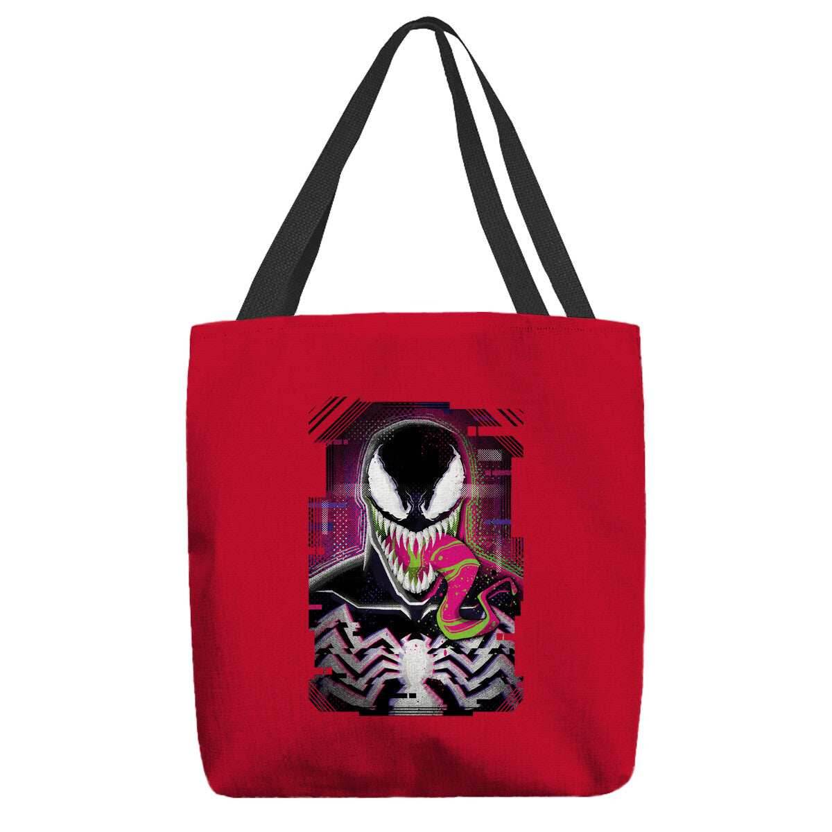 Venom Glitch - None / Red / 13x13