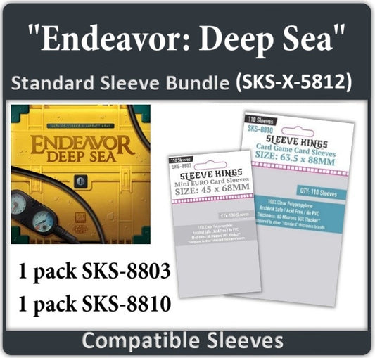 "Endeavor: Deep Sea" Compatible Sleeve Bundle (8803 x 1, 8810 x 1)