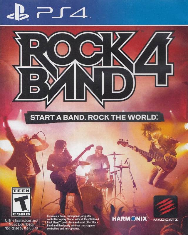 Rock Band 4 (Playstation 4) - Game Manual Only