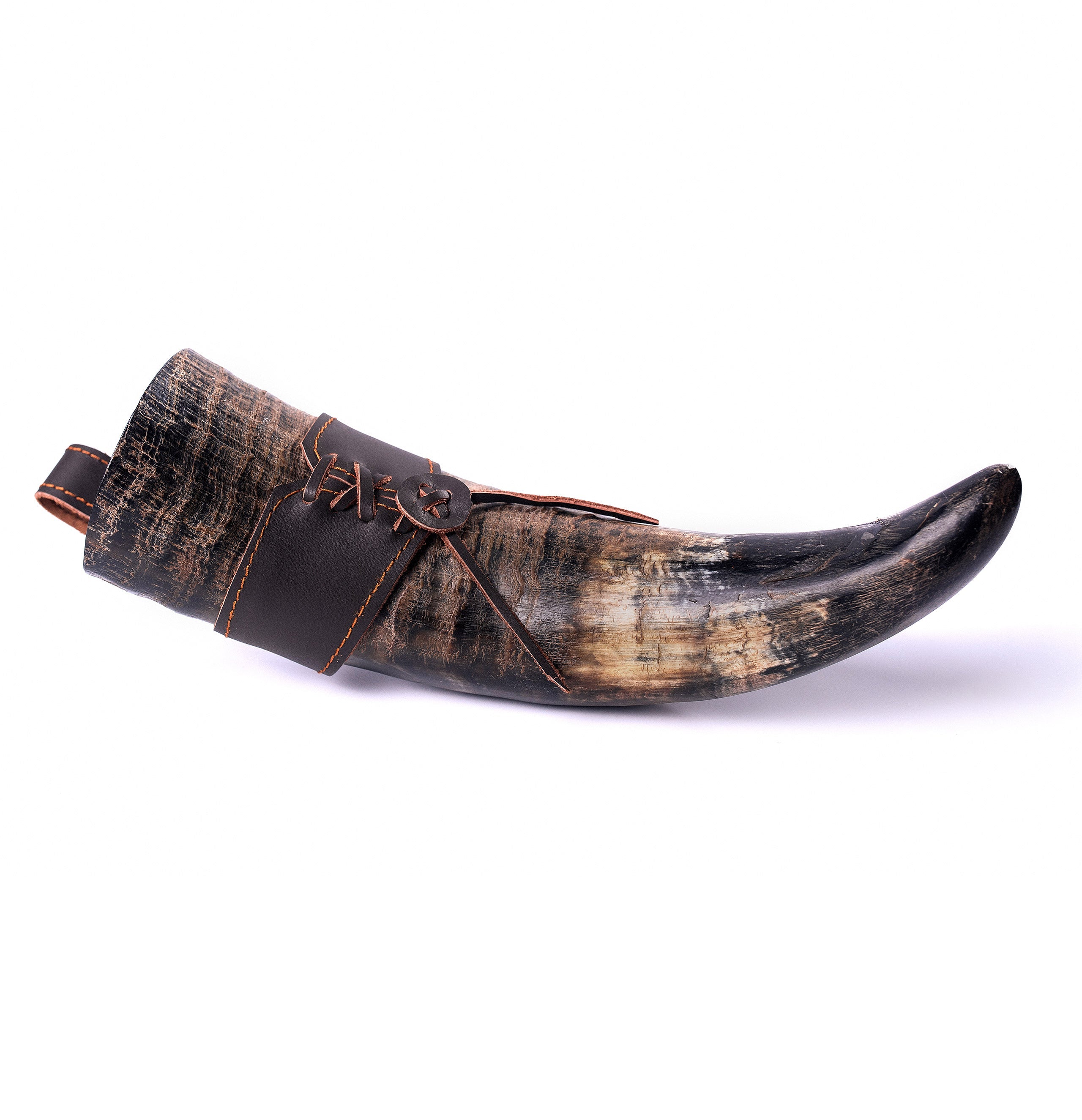 Viking Drinking Horn with Leather Holster – The Journeyman