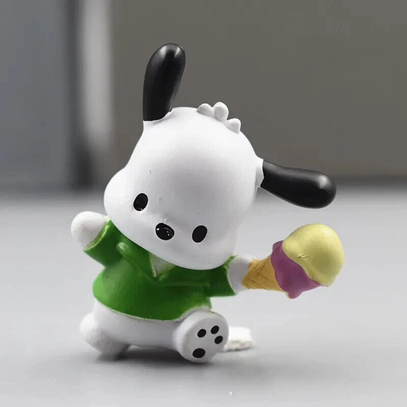5 Pcs Set Sanrio Danshi Figure, Kawaii Pochacco Melody Figurine, Anime 1.5 in