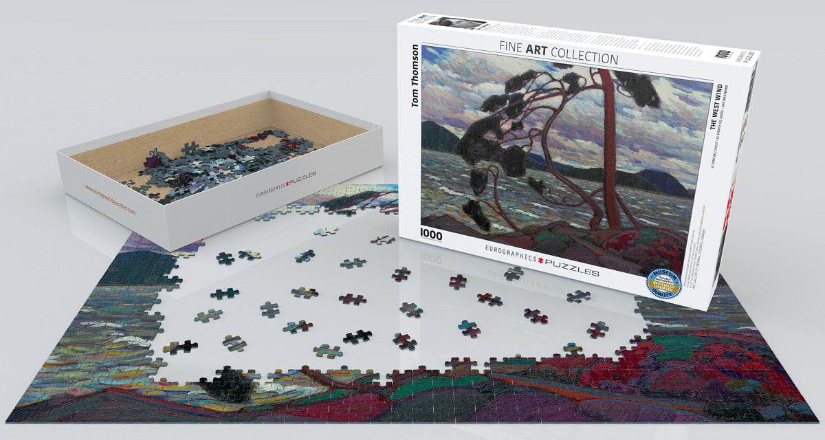Puzzle: Fine Art Masterpieces - The West Wind by Tom Thomson - 