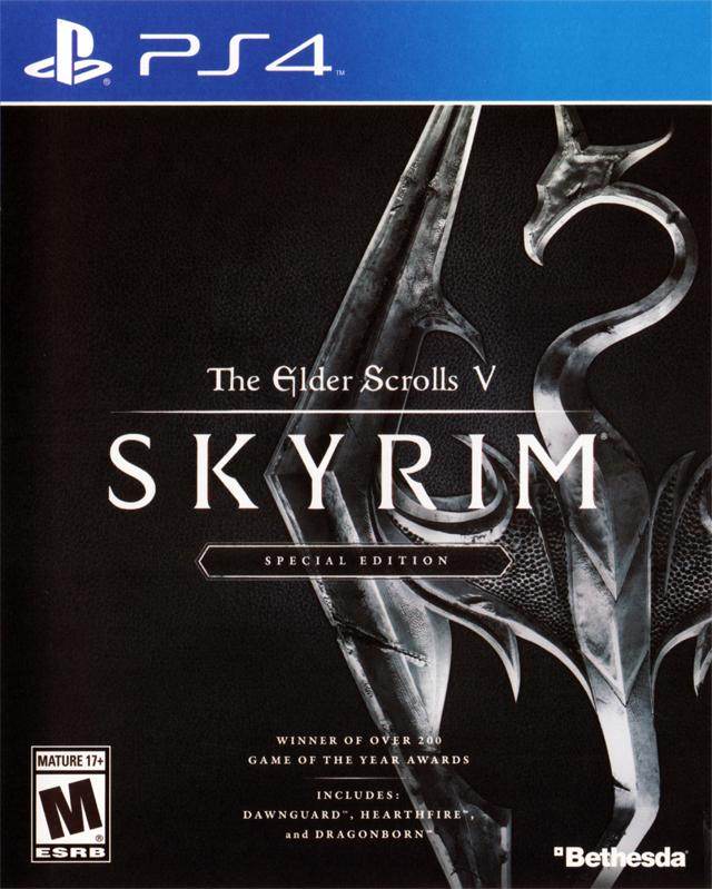 The Elder Scrolls V: Skyrim Special Edition (Playstation 4) - Game Manual Only