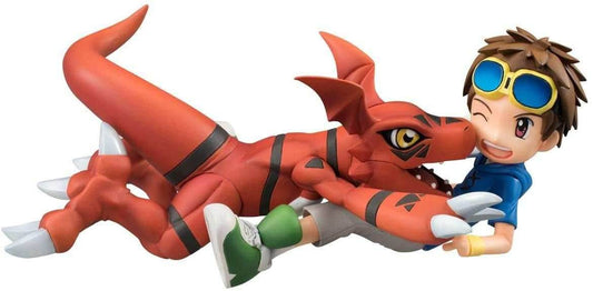 Megahouse G.E.M. Digimon TAMERS Guilmon & Matsuda Takato Figure - 