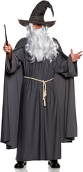 Men's Grey Warlock Renaissance Wizard Adult Costume