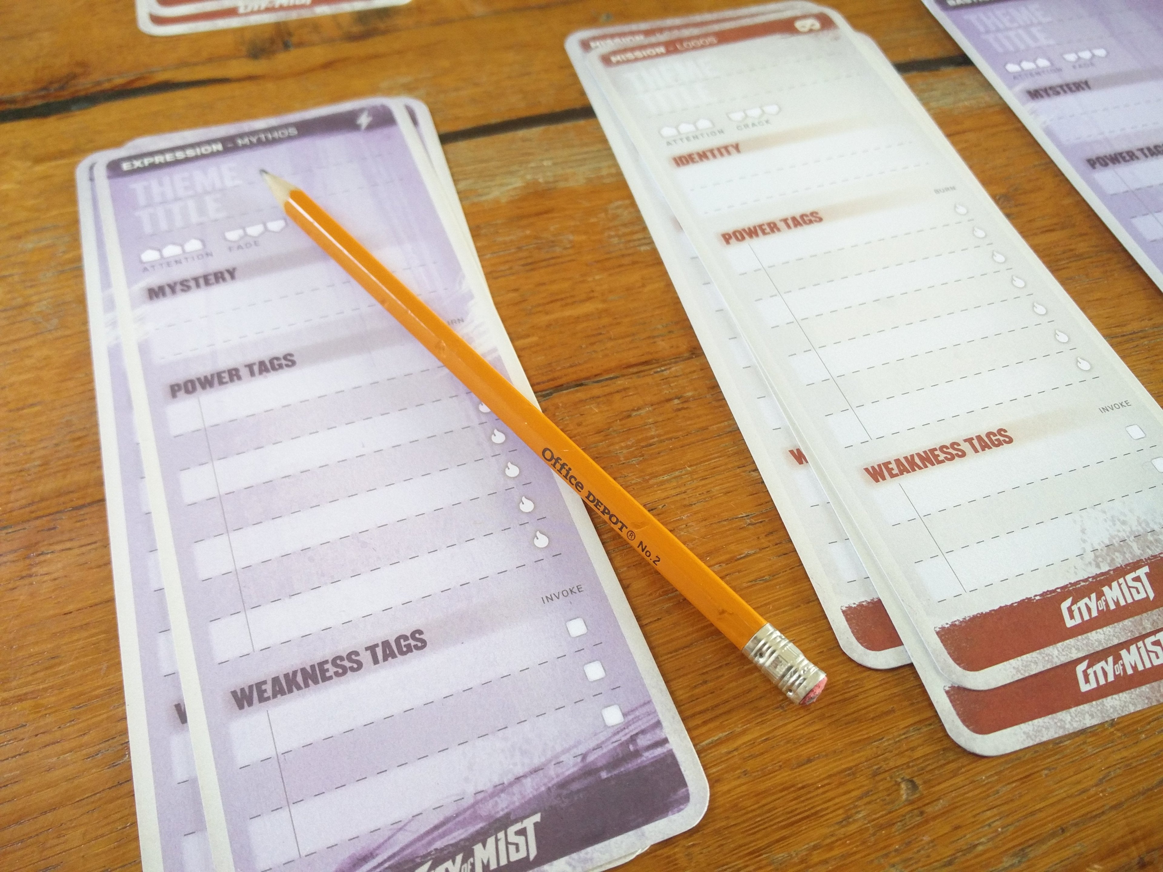 Character & Theme Cards