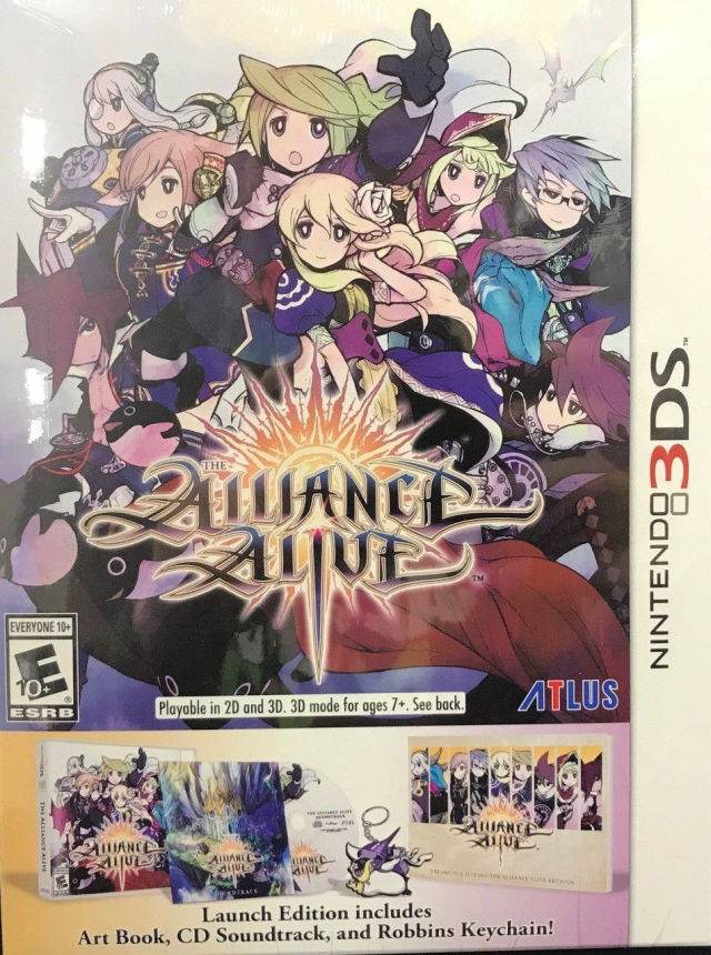 The Alliance Alive Launch Edition (Nintendo 3DS) - Game Manual Only