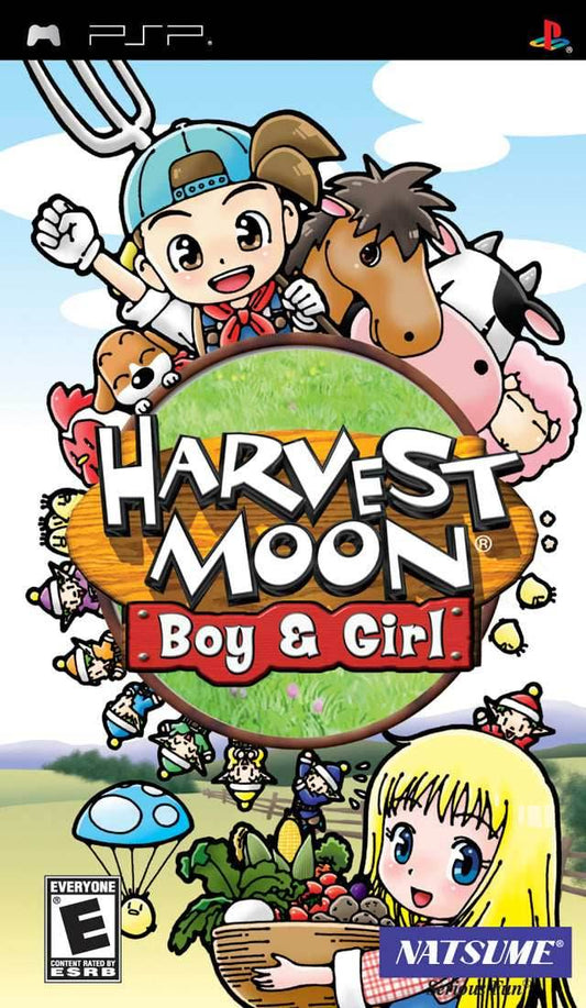 Harvest Moon: Boy & Girl (PSP) - Game Manual Only