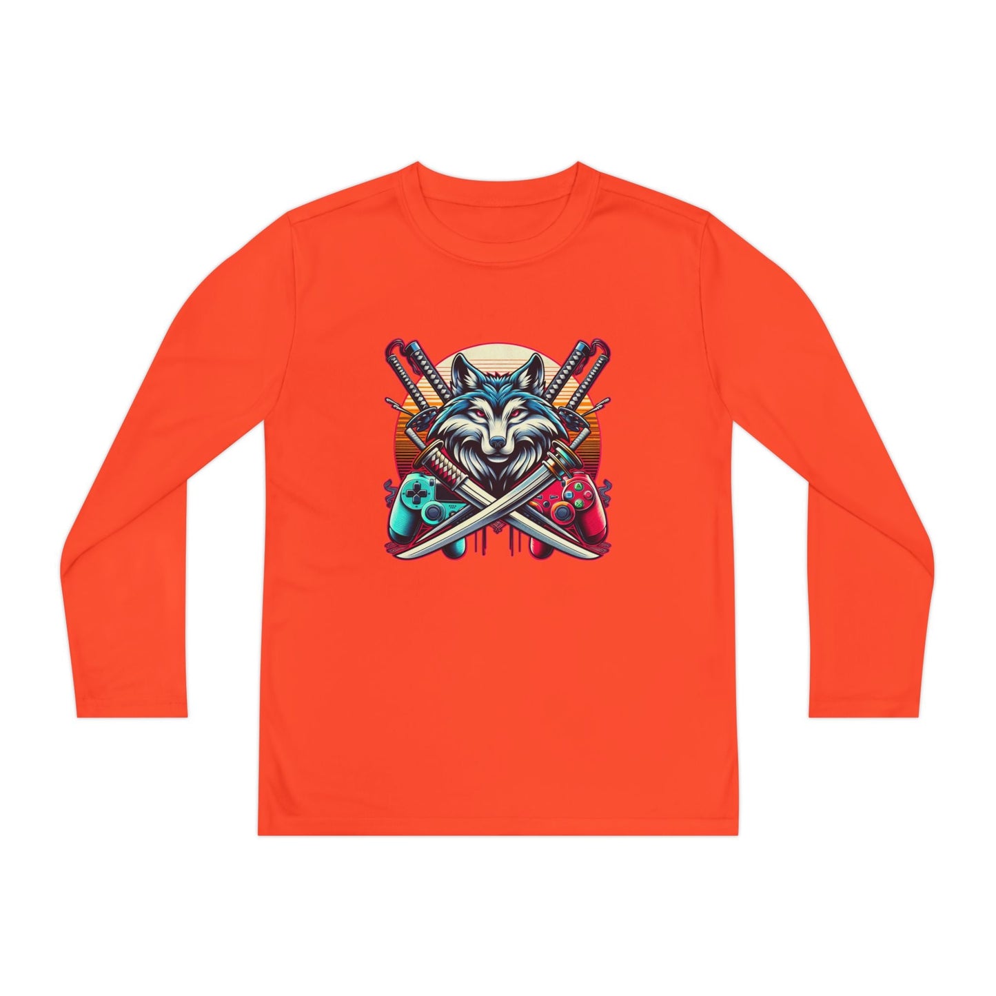 Xp wolf gamer long sleeve shirt